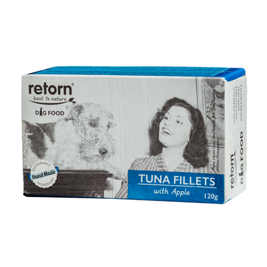 Tonijn filet  met appel  120 gram Retorn