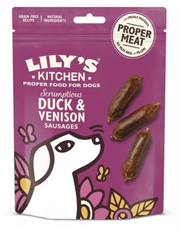 Lily Kitchen Dog Scrumptious Duck And Venison Sausages 70 gr